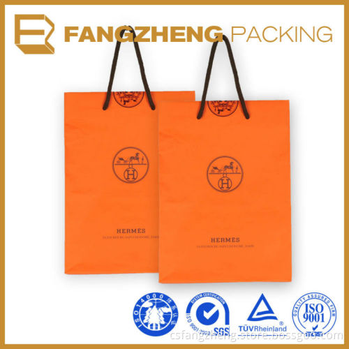 wholesale Custom printing size PE hard plastic handle shopping bag